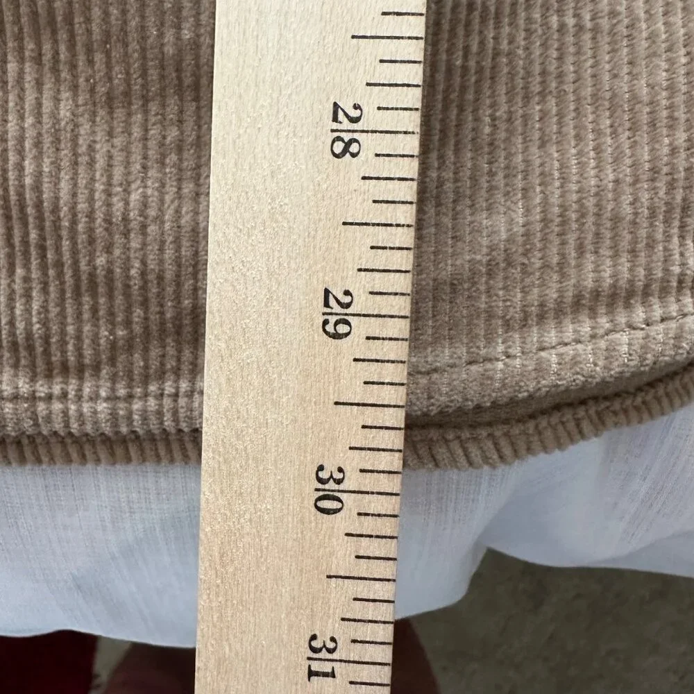 Gap Mens Corduroy Shirt Shacket Chinchilla Size XXL Preppy Academia 100% Cotton - Picture 4 of 8